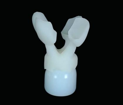 Tłoczony i frezowany dwukrzemian litu